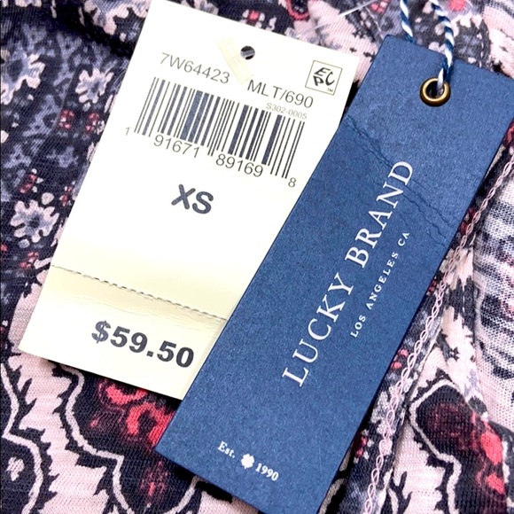 [ LUCKY BRAND ] Boho Long Sleeve Top - Picture 6 of 7